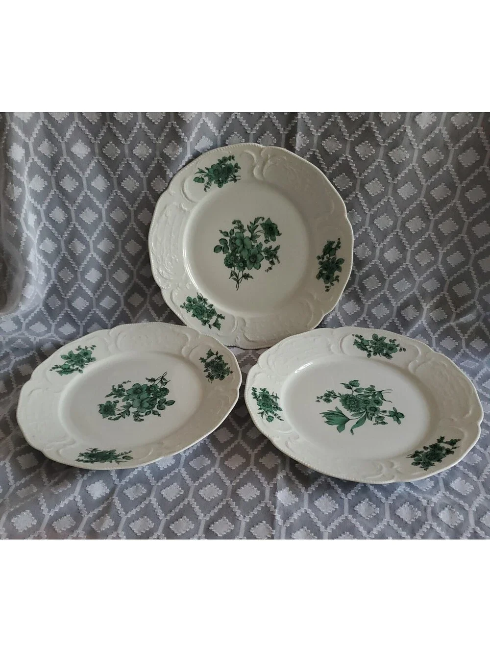 3 Vtg Rosenthal Sanssouci Classic Rose Dinner Plates